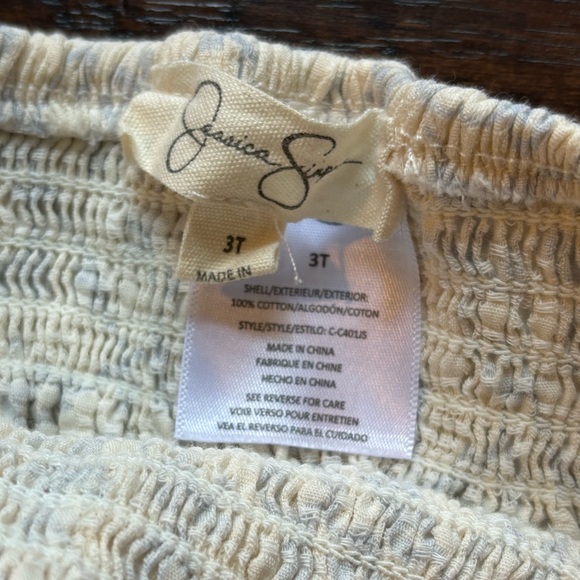 Jessica Simpson Light Blue Tee and Cream Skirt Set - like new - Picture 10 of 10